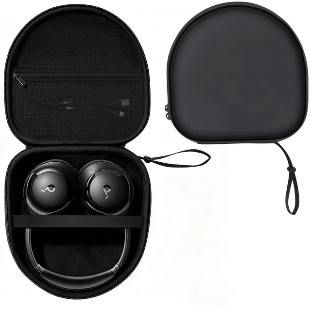 Main image of Headphone Case for Soundcore by Anker Q20i Q30 / JBL Tune 720BT 770NC Case for Bose QuietComfort / Sony WH-CH720N / TOZO HT3 HT2 / BERIBES / KVIDIO Most Swivel Over Ear Headset (PU Material)