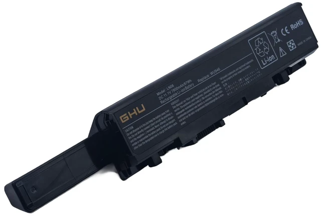 Alt view image 4 of 6 - 9-Cell Laptop Battery 87Wh Replacement for Dell Studio 1535 1536 1537 1555 1557 1558, Compatible with PP33L PP39L WU946 WU965 WU960 KM958 MT264 MT276 312-0701