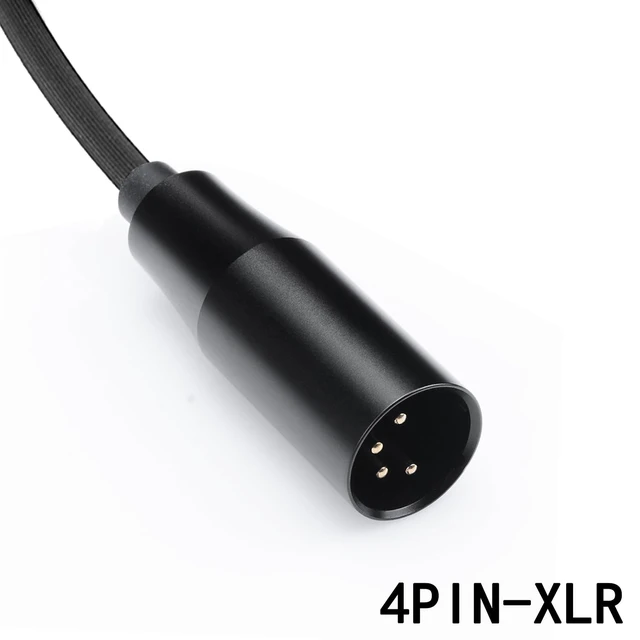 Alt view image 3 of 7 - Replacement Audio Upgrade Cable Compatible with Sennheiser HD598Cs HD560s HD598SE HD620S HD400PRO HD599 ATH-M50x M70x Headphones for Musicians Audiophiles 6.5ft 4PIN-XLR
