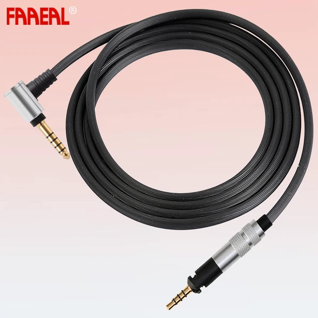 Alt view image 3 of 7 - Balance Audio Upgrade Cable Compatible with Sennheiser HD598Cs HD560s HD598SE HD620S HD400PRO HD599 ATH-M50x M70x Headphones for Musician Audiophile 4.9ft 4.4mm
