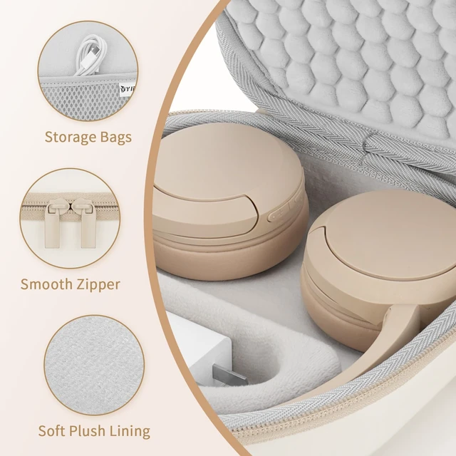 Alt view image 2 of 6 - Hard Case for WH-CH510 /JBL Tune 510BT Headphone, Travel Protective Cover Storage Bag(White)