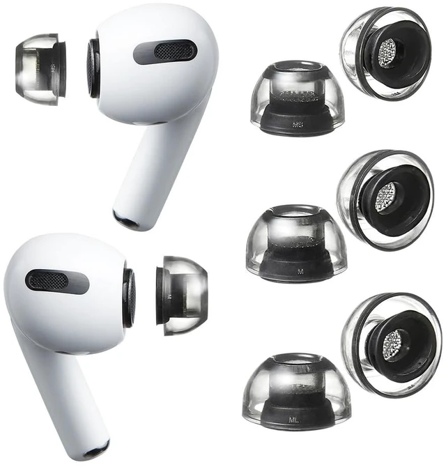 Main image of XELASTEC II AirPods Pro Ear Tip Replacement, TPE Grip Tips