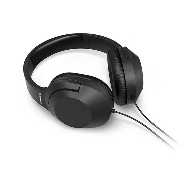 Alt view image 4 of 6 - Audio H2005BK/00 Over-Ear Stereo Headphones Wired (2 m Cable, 40 mm Neodymium Drivers, Passive Noise Isolation, Adjustable Headband, Lightweight) Black