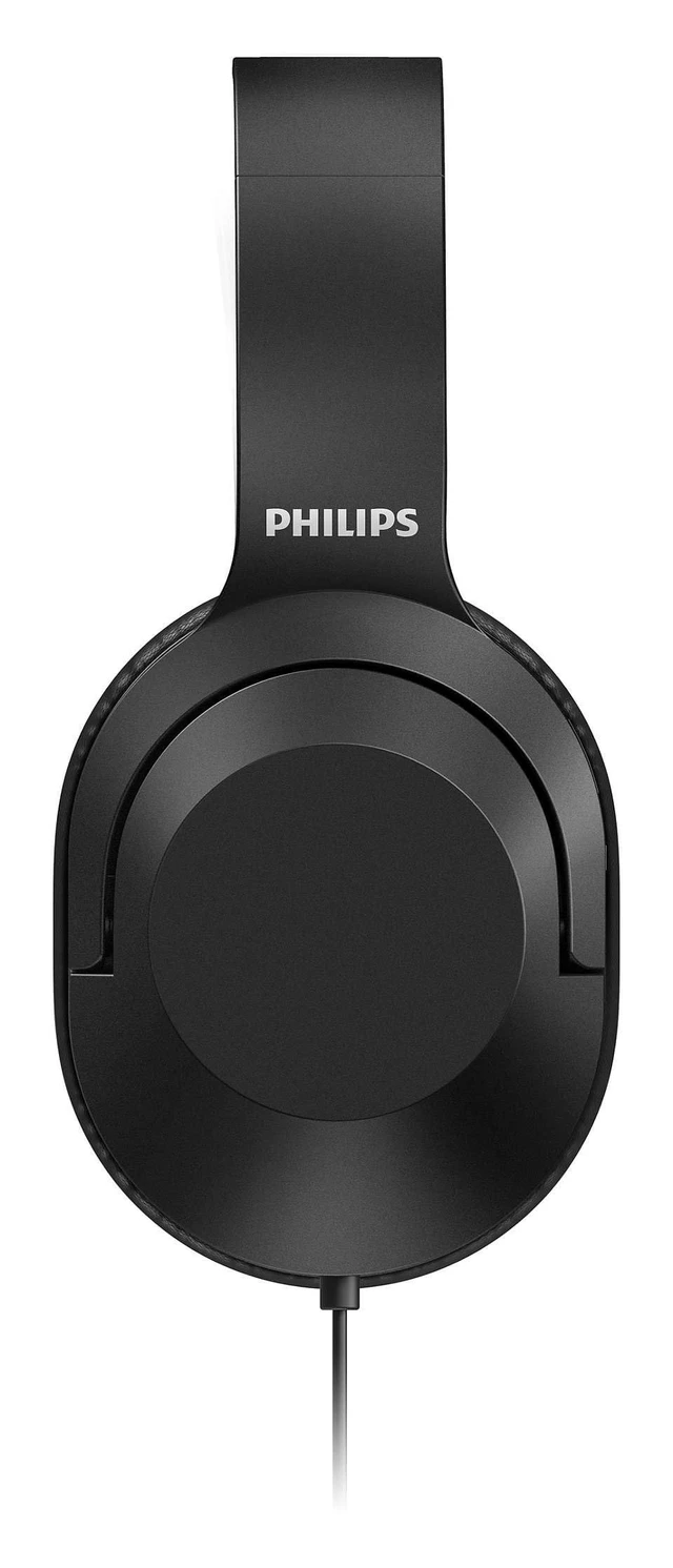 Alt view image 6 of 6 - Audio H2005BK/00 Over-Ear Stereo Headphones Wired (2 m Cable, 40 mm Neodymium Drivers, Passive Noise Isolation, Adjustable Headband, Lightweight) Black