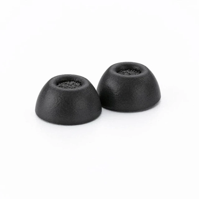 Main image of TW-300-B Memory Foam Replacement Ear Tips, Black, Large (3 Pairs) For Beats Studio Buds Plus +, EarFun, Soundcore & More, Ultimate Comfort, Secure Fit, Superior Noise Isolation