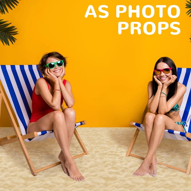 Alt view image 6 of 7 - Beach Sand Tablecloth Roll 100FT x 51 Inch Disposable Summer & Tropical-Themed Events Plastic Wall Backdrop for Travel, Photo Booth Props, Birthday Decor