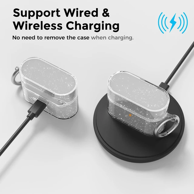 Alt view image 5 of 7 - Clear Case for Sony WF-1000XM6 (2026) Headphone Accessories Anti-Yellowing, Environmental-friendly TPU, Full Protection, Shockproof, Anti-Scratch, Supports Wireless Charging