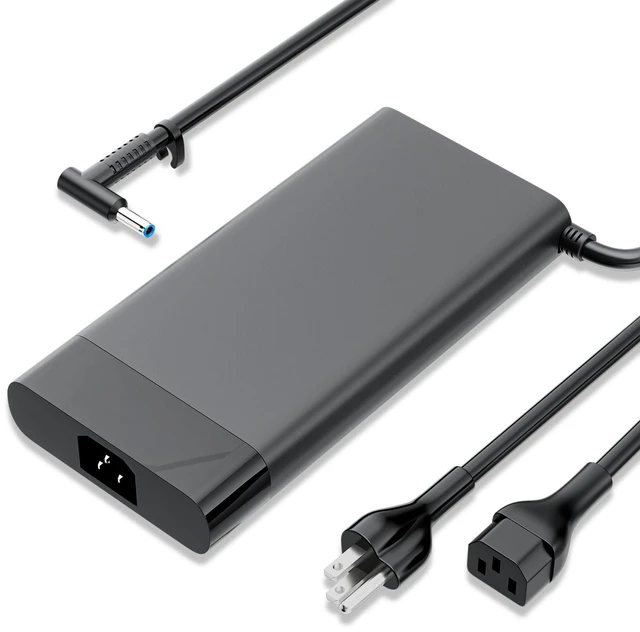 Main image of 230W Charger for HP Omen 15 16 17 Victus ZBook Envy Pavilion Gaming Laptop 200W 19.5V 11.8A, Smart Blue Tip, 10 Ft Long Cord, Multi protections, Replacement for HP Computer, TPN-LA10 Power AC Adapter