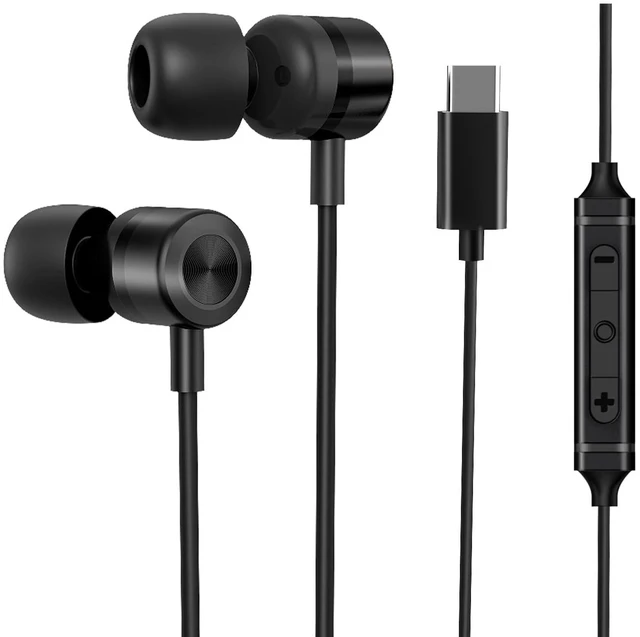 Main image of EP-06 USB Type C Earbuds in-Ear Wired Earphones,Built-in HD Microphone Magnetic Headphones, Clear Sound Quality bass Noise Cancelling Ear Buds