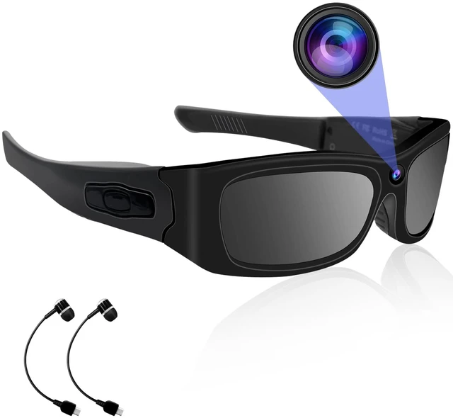 Main image of Sunglasses Camera HD 1080P Sport Camera Glasses Video Camera Sunglasses Sport Camera, Bluetooth Sunglasses Cycling Video Camera with Loop Recording and Earphones for Outdoor Actives