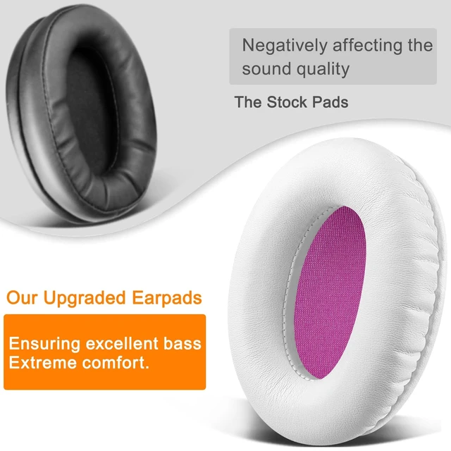 Alt view image 5 of 5 - Earpads for HyperX (Cloud II/Cloud Stinger) - White