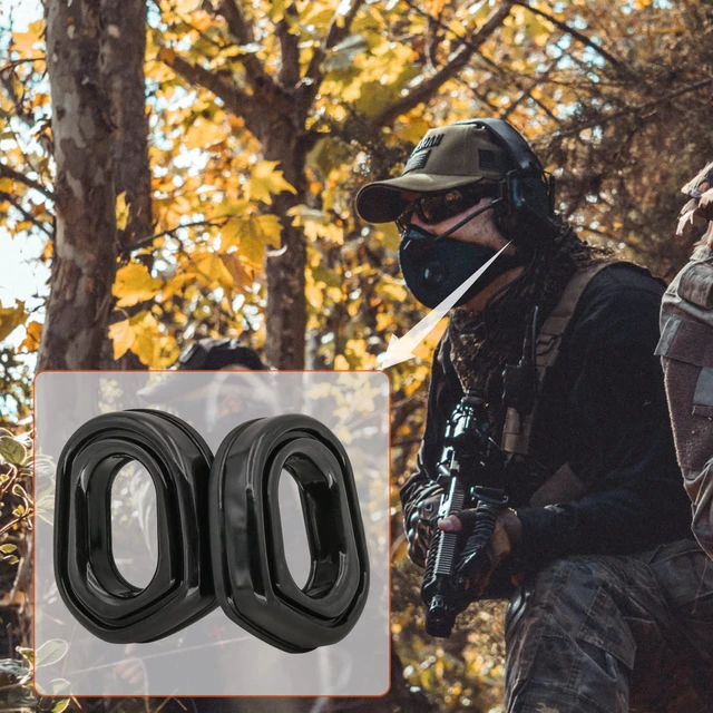 Alt view image 7 of 7 - Gel earpads replacemnt Compatible with Earmo OPSMEN Electronic Shooting Earmuffs M31 M32 Tactical headsets