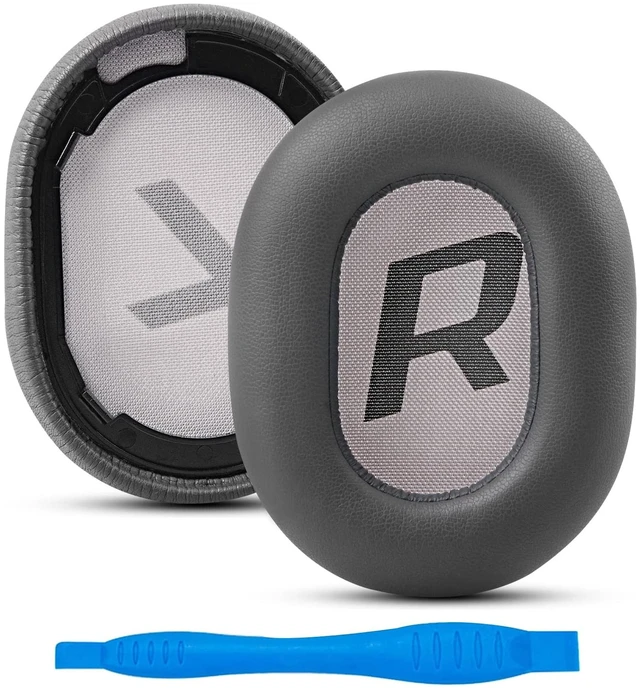 Main image of Replacement Ear Pads for Plantronics Voyager 8200 UC, Earpads Cushions Compatible with Plantronics BackBeat Pro 2 Wireless Headphones, Premium Protein Leather Softer Memory Foam Noise Canceling(Grey)