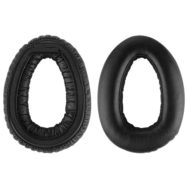 Alt view image 2 of 7 - Replacement Ear Pads for Sennheiser PXC480, PXC550, PXC550-II, MB660 UC, MB 660 MC Headphones Ear Cushions, Repair Parts with Video Guide (Black)