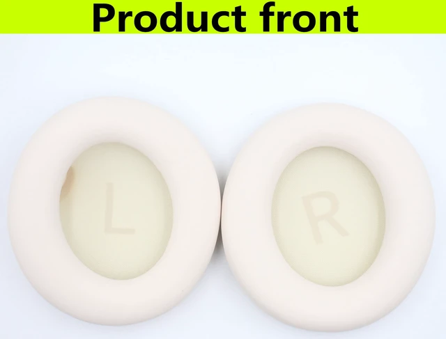 Alt view image 2 of 7 - Replacement Ear Pads for Anker Soundcore Space One Headphones Soft high-quality protein leather / Slow recovery memory foam ear pads / Ear cover-Flowing Silver