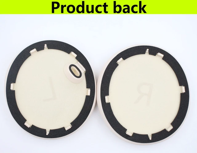 Alt view image 4 of 7 - Replacement Ear Pads for Anker Soundcore Space One Headphones Soft high-quality protein leather / Slow recovery memory foam ear pads / Ear cover-Flowing Silver