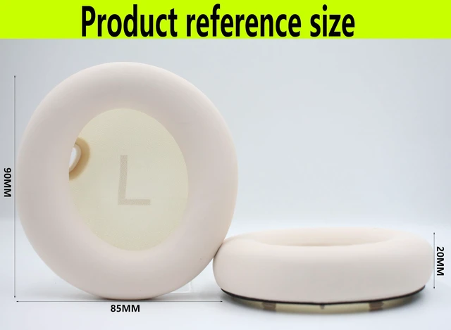 Alt view image 6 of 7 - Replacement Ear Pads for Anker Soundcore Space One Headphones Soft high-quality protein leather / Slow recovery memory foam ear pads / Ear cover-Flowing Silver