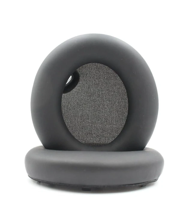 Alt view image 2 of 7 - Replacement Ear Pads for Anker Soundcore Space One Headphones Black Soft high-quality protein leather / Slow recovery memory foam ear pads / Ear cover