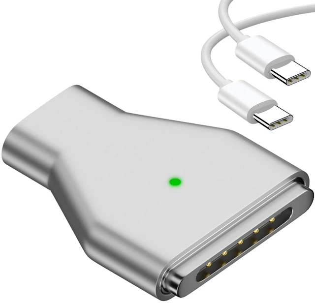 Main image of USB C to Magnetic 3 140W Charging Adapter Safe 3 Compatible with MacBook Pro 2023 (M2, 14/16 inch), MacBook Air 2022 (M2), MacBook Pro 2021 (M1, 14/16 inch) with 240W USB C Cable