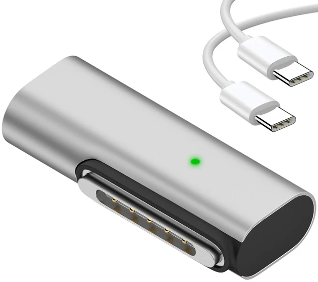 Main image of USB C to Magnetic 3 140W Charging Adapter Safe 3 Compatible with MacBook Pro 2023 (M2, 14/16 inch), MacBook Air 2022 (M2), MacBook Pro 2021 (M1, 14/16 inch) with 240W USB C Cable