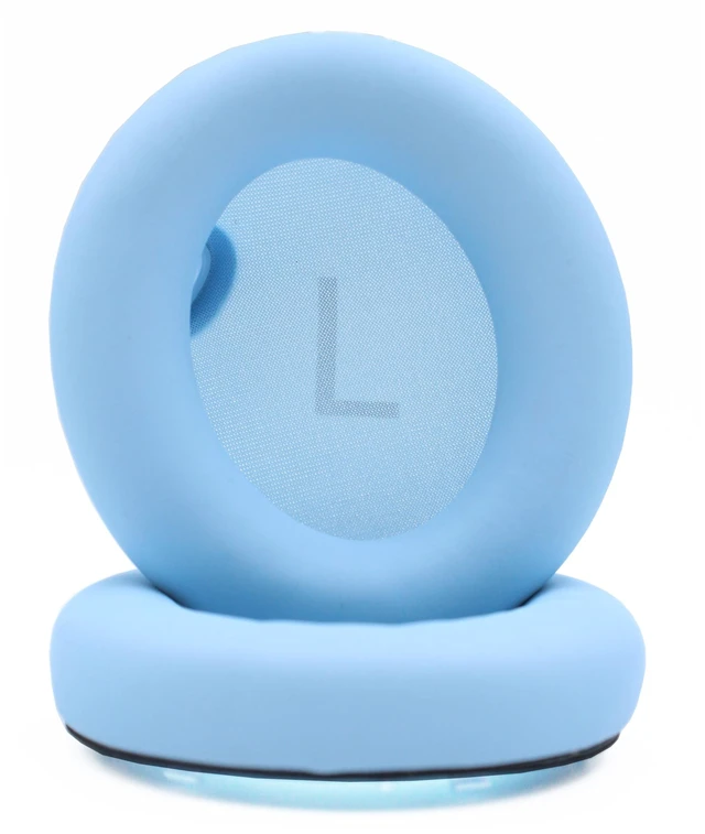 Main image of Replacement Ear Pads for Anker Soundcore Space One Headphones Crystal Blue Soft high-quality protein leather / Slow recovery memory foam ear pads / Ear cover