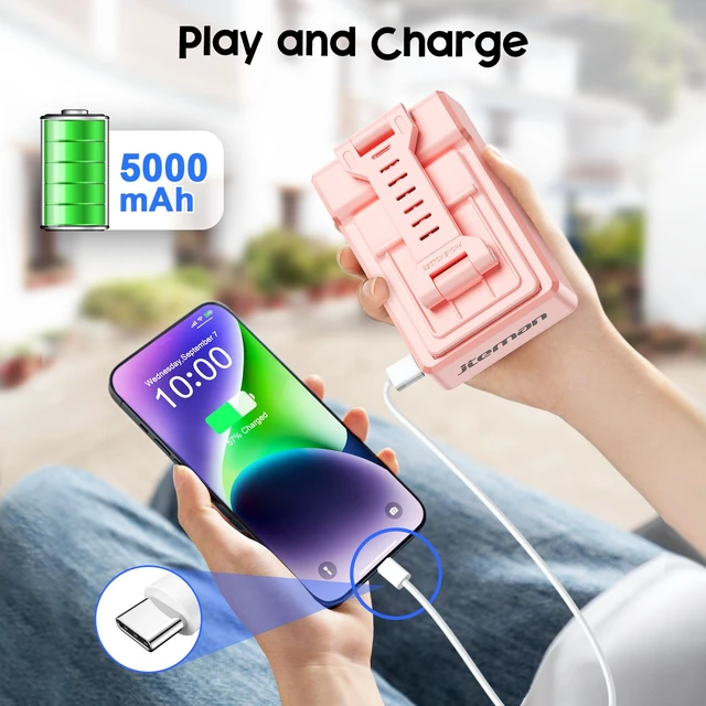 Alt view image 3 of 7 - Gifts for Men Women,Cell Phone Stand with Bluetooth Speaker,Cool Tech Gadgets,Unique Birthday Gifts for Men Husband Mom Dad-Pink
