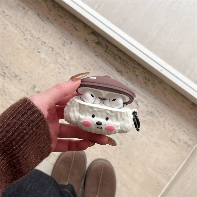 Alt view image 6 of 7 - for AirPods 5 and Airpods 4 Case, 3D Kawaii Otter Design Earbuds Cover Cute Animal Case Compatible with Airpods 5/4(2026/2024), Silicone Shockproof Earphone Protector, Earbuds Accessory Girl Women
