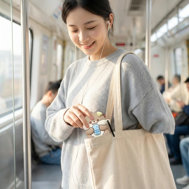 Alt view image 7 of 7 - for Airpods Pro/Pro2 Case, 3D Kawaii Otter Design Earbuds Cover Cute Animal Case Compatible with Airpods Pro 2nd/1st Generation, Silicone Shockproof Earphone Protector, Earbuds Accessories