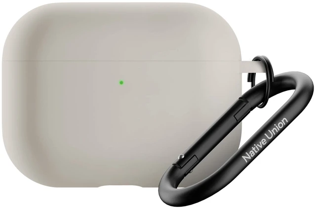Main image of Active Case for AirPods Pro 3 Silky Smooth Matte Silicone Case with Clip to Attach Anywhere (Sandstone)