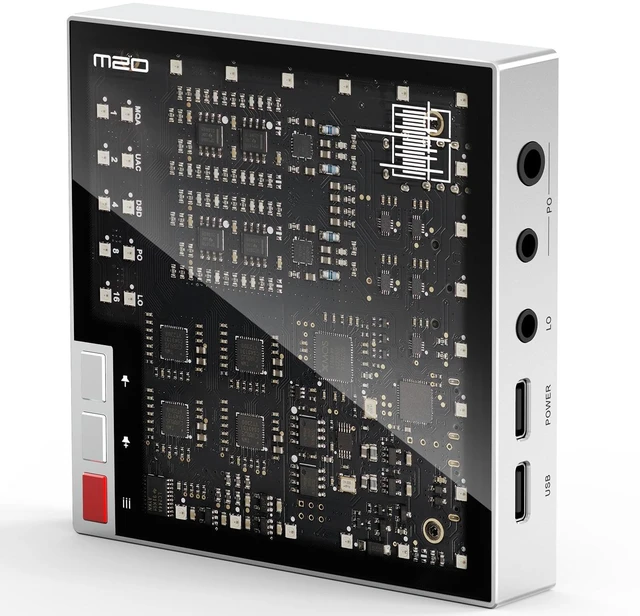 Main image of SMSL M20 MQA DAC Headphone Amplifier 4* CS43131 DAC Chip Gaming Decoder USB1.1 /2.0 XU316 768kHz/32Bit DSD256 PCM Filter USB DAC 3.5mm & 4.4mm Headphone Amp Audio Decoder Silver