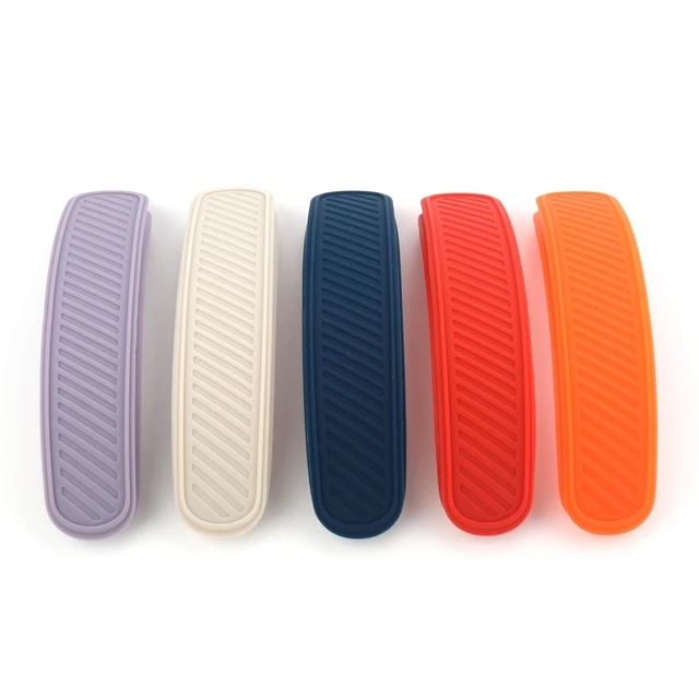Alt view image 7 of 7 - Silicone Headband Cover Replacement Headband Cushion Washable Head Top Pad Protector Compatible with Apple AirPods Max Headphones Soft & Comfort Headband Pad Cover, Purple