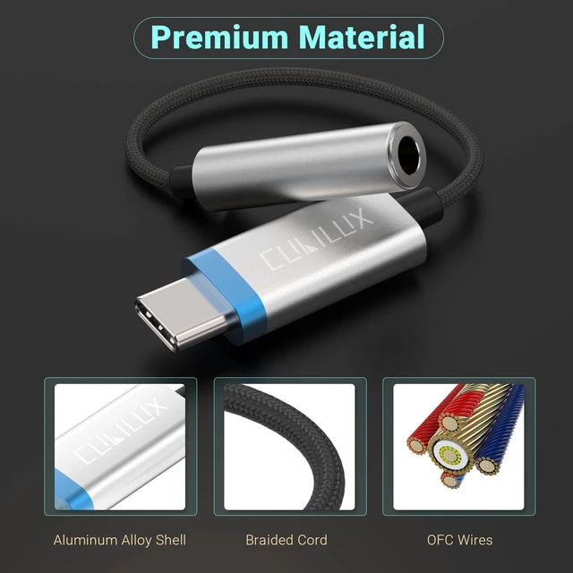 Alt view image 6 of 6 - USB C Audio Adapter with 384KHz/24-bit DAC Compatible with iPhone 17/16/15, iPhone 17/16/15 Pro/Max, iPad 10, iPad Pro, iPad Air 5/4, iPad mini 6, Google Pixel 8/7/6 Pro 7a/6a 6 5XL More