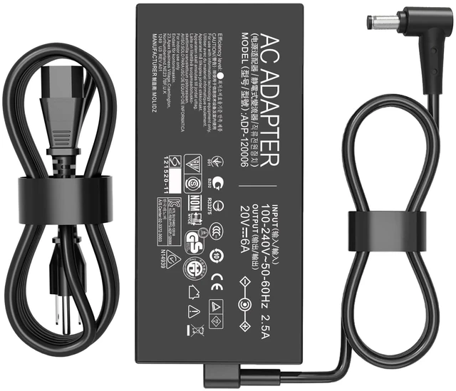 Main image of 120W Charger Compatible with Asus Zenbook Flip 15 OLED Q528 Q528EH Q528E Q537 Q537F Q537FD Q538 Q538E Q538EI Q546FDX Q546FD Q546F Q546 Q547FD Q547F Q547 Laptop Power
