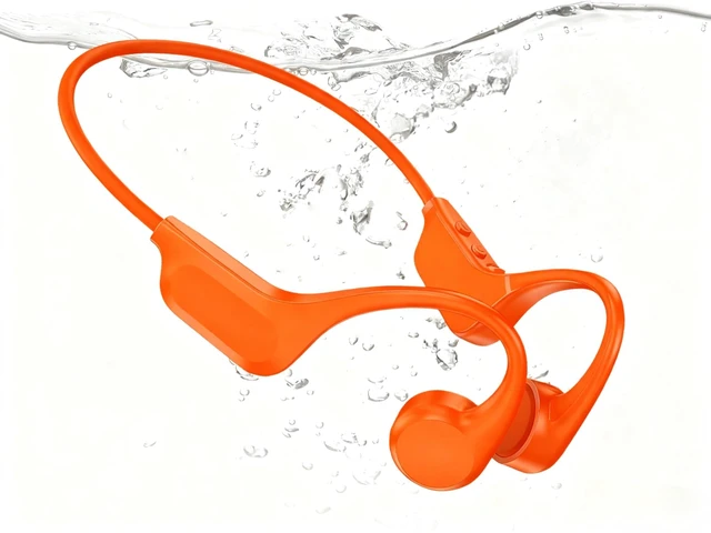 Main image of 2026 Upgrade Bone Conduction Headphones-SwimBeats, IP68 Waterproof Swimming Headphones 32GB Storage BT 6.0 28g Lightweight 8H Battery, Open-Ear Headphones for Swimming, Running, Cycling(Orange)