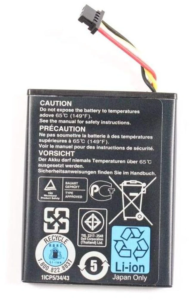 Alt view image 2 of 2 - 70K80 Battery for Dell PERC H710 H710p H810 RAID Controllers