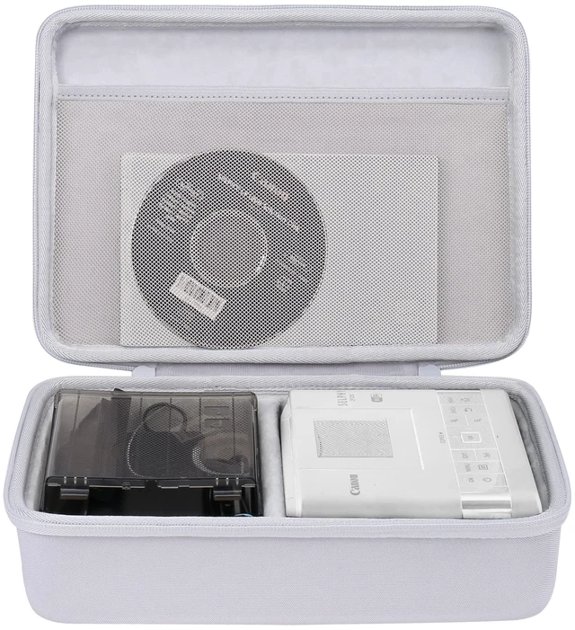 Main image of Hard Case for Canon SELPHY CP1500/CP1300/CP1200 Photo Printer,White Soft Anti-Static Lining, Spacious Interior, Accessory Storage, Comfortable Hand Strap, Strong Zipper,Protective Organization