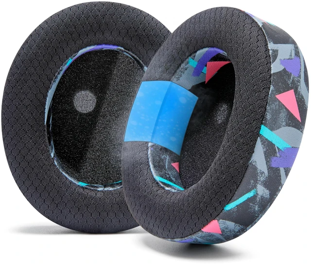 Main image of Freeze Stealth Pro - Cooling Gel Earpads for Turtle Beach Stealth Pro 1 Made by Wicked Cushions Boost Comfort, Durability, Thickness & Sound Isolation 90's Black