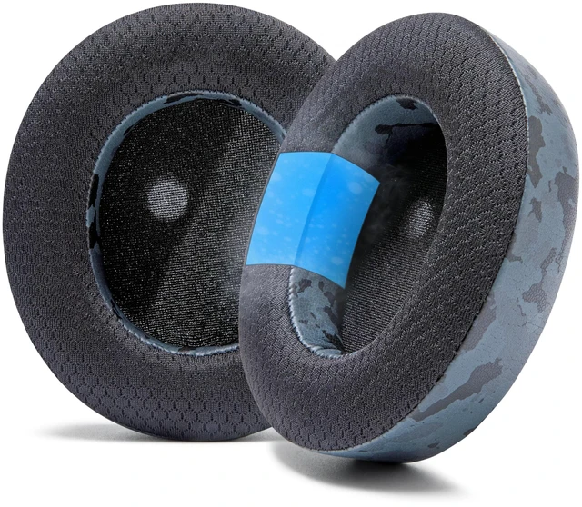 Main image of Freeze Stealth Pro - Cooling Gel Earpads for Turtle Beach Stealth Pro 1 Made by Wicked Cushions Boost Comfort, Durability, Thickness & Sound Isolation Black Camo