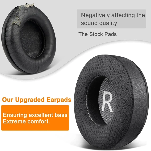 Alt view image 7 of 7 - Mesh Earpads for Pioneer DJ HDJ-(X5/X7/X10) - Black