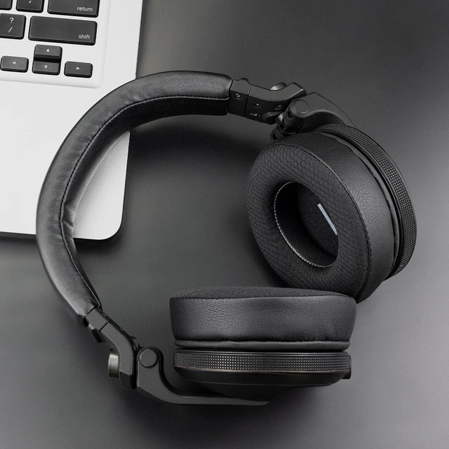 Alt view image 6 of 7 - Mesh Earpads for Pioneer DJ HDJ-(X5/X7/X10) - Black