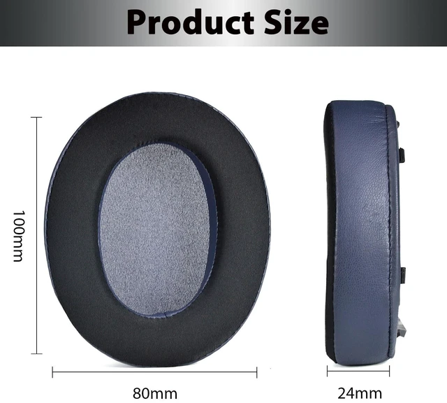 Alt view image 5 of 7 - WH-XB910N Replacement Ear Pads, Upgrade Cooling Gel Earpads Cushions for Sony WH-XB910N Noise Cancelling Headphones, Ear Pads Cushions with Soft Memory Foam and Buckle(Blue)