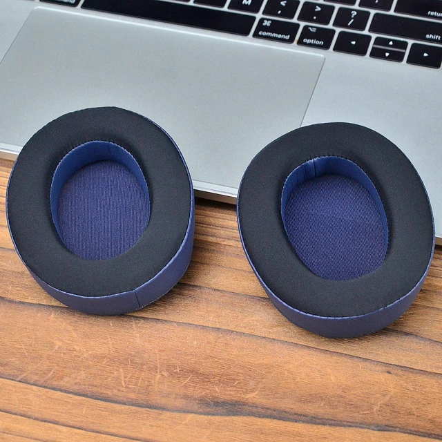 Alt view image 7 of 7 - WH-XB910N Replacement Ear Pads, Upgrade Cooling Gel Earpads Cushions for Sony WH-XB910N Noise Cancelling Headphones, Ear Pads Cushions with Soft Memory Foam and Buckle(Blue)