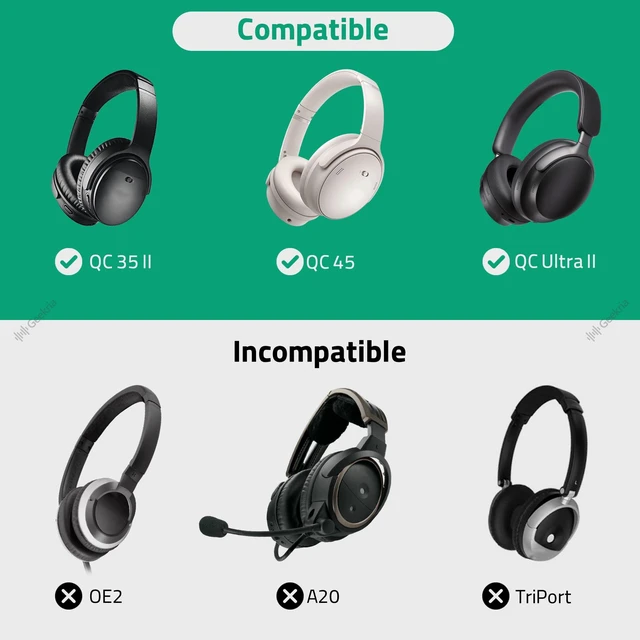Alt view image 6 of 7 - Shield Headphones Case Compatible with Bose QC Ultra/45/35 Gaming/35 II, 700, Replacement Protective Hard Shell Travel Carrying Bag with Cable Storage (Black)