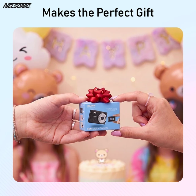 Alt view image 7 of 7 - MiniPix 1080P Digital Keychain Camera, 8GB Card, USB-C, Black 0.96-inch color screen, 1MP sensor, photo/video capture, pocket size, clip-on design, rechargeable, travel, gifts, teens, 6+