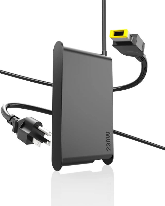 Main image of Slim Tip 230W Laptop Charger Compatible with Lenovo Legion 5 7 5P C7 S7 Y520 Y740 Y730 Y900 Y910 Y920 Y7000P ThinkPad P16 P15 P73 P52 P70 ADL230NLC3A, Laptop Power Supply AC Adapter