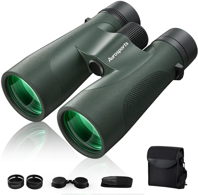 Main image of 15x52 Waterproof Binoculars for Adults Hunting Binoculars Green IPX7 Nitrogen-Filled, HD Optical System, BAK4 Prism, FMC, Low Light Vision, Bird Watching, Cruise, Travel, Stargazing