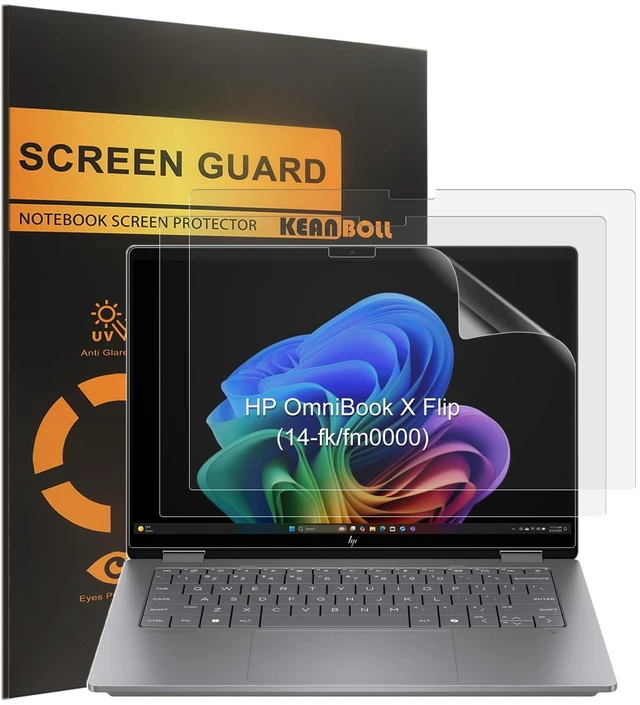 Main image of 3 Pack Anti Glare (Matte) Screen Protector for 2025+ HP OmniBook X Flip 14" 2-in-1 Touchscreen Laptop (14-fm/14t-fm/14-fk/14z-fk/14-ka/14t-ka0000nr Series) (Only Suitable for the 2-in-1 Version)