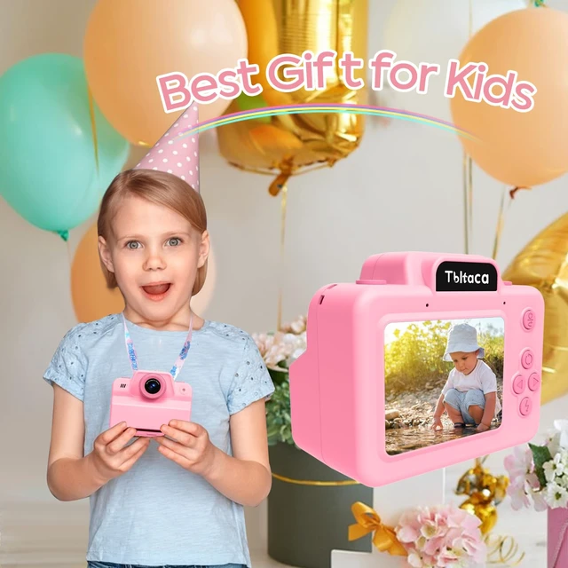 Alt view image 5 of 6 - Kids Camera Instant Print Camera for Kids, Toddler Instant Camera for 3 4 5 6 7 8 9 10 Year Old Girls Christmas Birthday Gifts, Portable Kid Child Digital Travel Camera Toy for Girl Boy Age 3-12