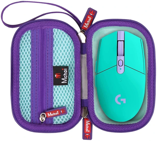 Main image of Hard Carrying Case Suitable for Logitech G305 Lightspeed Wireless Gaming Mouse, Shockproof Waterproof Teal Wireless Gaming Mouse Protective Case, Case Only