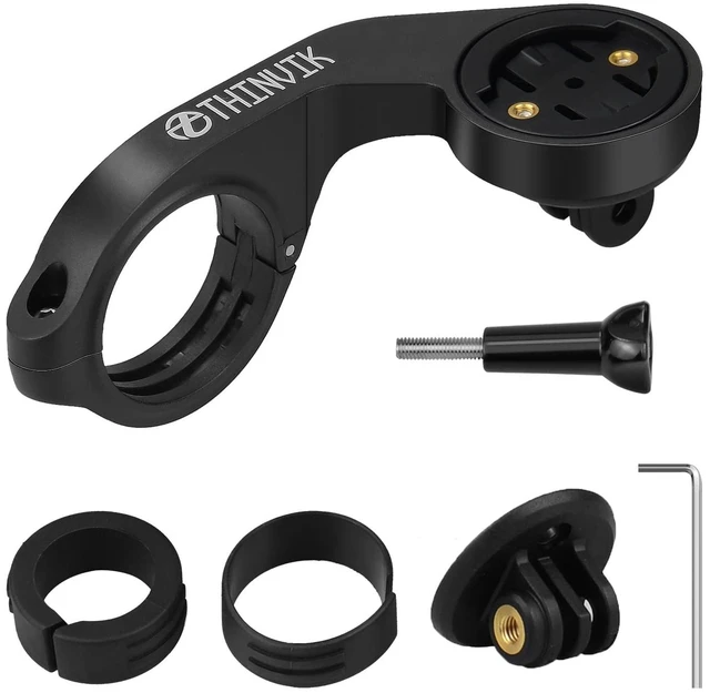 Main image of Bike Computer Out Front Mount for Garmin Edge1040/1030/840/830/540/530/130 Bike Computer GPS Compatible with 31.8/25.4mm Handlebar with Quarter Turn